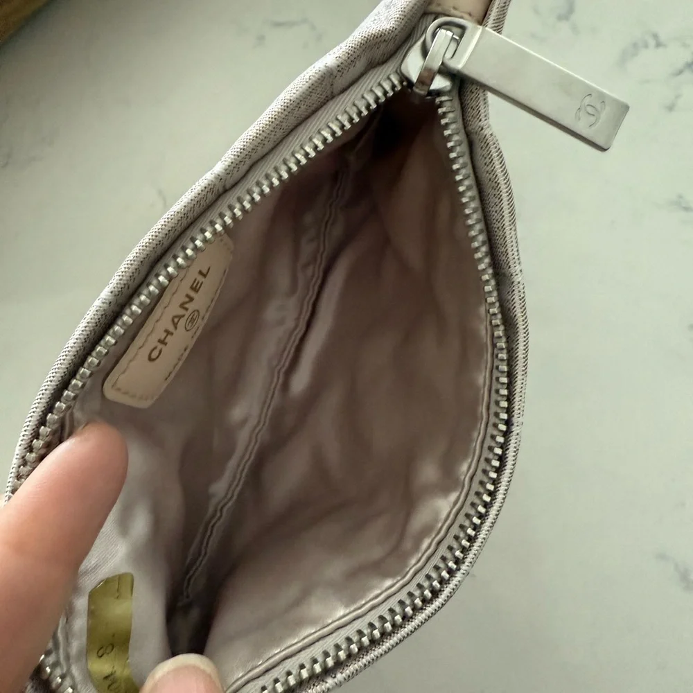 Authentic Chanel New Travel Line‎ Pouch/wristlet
